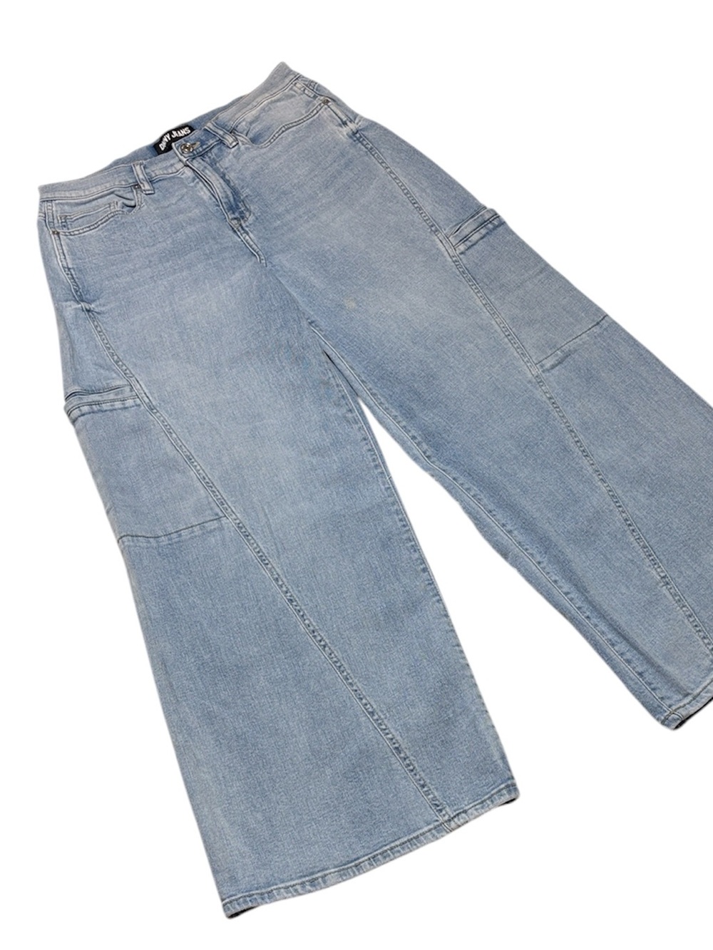 DKNY Light Blue Wide Leg Jeans